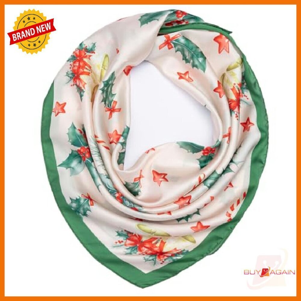 27" Silk Feeling Satin Scarf - Lightweight Versatile Fashion Accessory - Picture 5 of 8